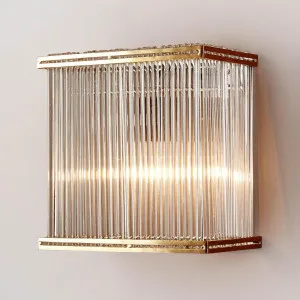 Verre Rectangular Wall Light Brass by Emac & Lawton, a Wall Lighting for sale on Style Sourcebook