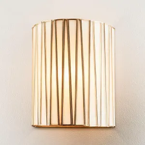 Destiny Half Round Wall Light Brass by Emac & Lawton, a Wall Lighting for sale on Style Sourcebook