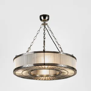 Franschhoek Ceiling Pendant Medium Silver by Emac & Lawton, a Pendant Lighting for sale on Style Sourcebook