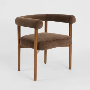 Manningham Dining Chair Dark Walnut by Florabelle Living, a Dining Chairs for sale on Style Sourcebook