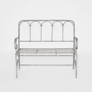 Fleur De Lys Garden Bench -Outdoor by PERFECT PIECES, a Ottomans for sale on Style Sourcebook