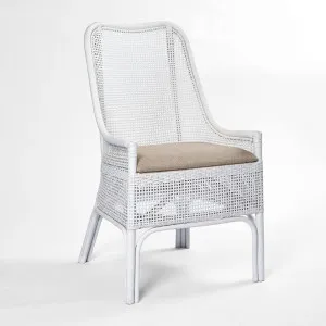 Victoria Hamptons Dining Chair White by OneWorld Collection, a Dining Chairs for sale on Style Sourcebook