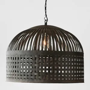 Esch Ceiling Pendant Large Antique Black by Zaffero, a Pendant Lighting for sale on Style Sourcebook