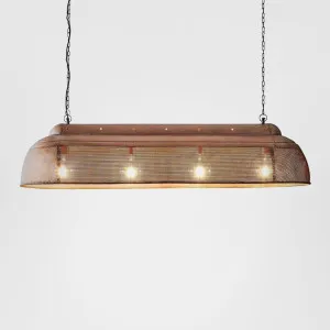Riva Ceiling Pendant Extra Long Antique Copper by Zaffero, a Pendant Lighting for sale on Style Sourcebook