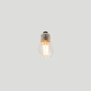 G45 Fancy Round E27 LED Filament - Clear Glass - 3W E27 2200k by Zaffero, a Spotlights for sale on Style Sourcebook