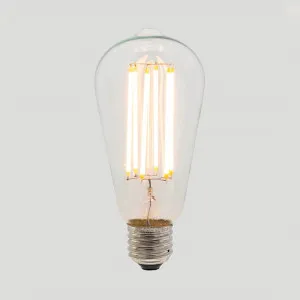 ST64 Long LED Filament - Clear Glass - 8W E27 3000k by Zaffero, a Spotlights for sale on Style Sourcebook