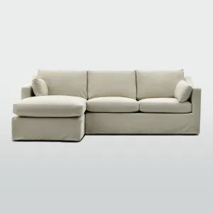 Clovelly 3 Seater Left Chaise Sofa Natural by OneWorld Collection, a Sofas for sale on Style Sourcebook