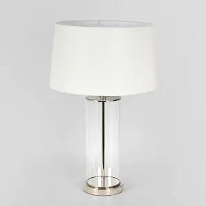 Iris Glass Table Lamp Base Polished Nickel- Base Only by Emac & Lawton, a Table & Bedside Lamps for sale on Style Sourcebook
