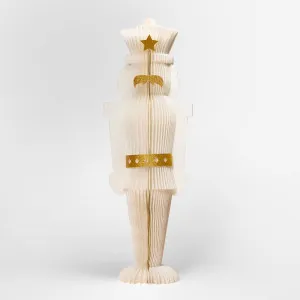 Giant Paper Star Nutcracker White & Gold by Vixen & Velvet, a Christmas for sale on Style Sourcebook