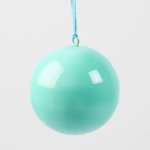 Glossy Iron Bauble Small Aqua by Vixen & Velvet, a Christmas for sale on Style Sourcebook