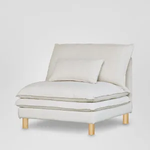 Aura Single Seater Sofa With Cover White by MRD Home, a Sofas for sale on Style Sourcebook