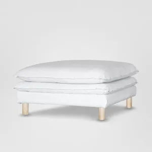 Aura Ottoman With Cover White by MRD Home, a Ottomans for sale on Style Sourcebook