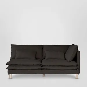 Aura 2str Right Arm Sofa Base With Cover Charcoal by MRD Home, a Sofas for sale on Style Sourcebook