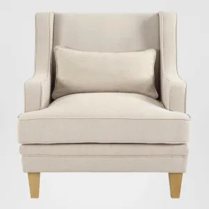 Bondi Hamptons Armchair Beige by OneWorld Collection, a Chairs for sale on Style Sourcebook