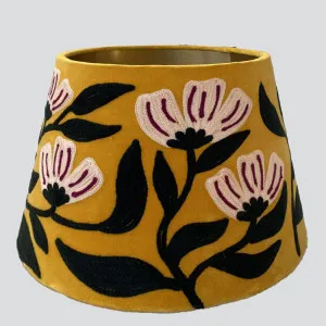 AD Daisy Velvet Tapered Shade Yellow by Ruby Star, a Lamp Shades for sale on Style Sourcebook