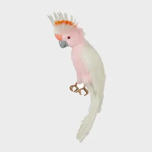 Galah Perched Bird Large Pink by Vixen & Velvet, a Christmas for sale on Style Sourcebook