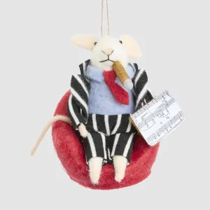 The Godmouse Hanging Felt Tree Decoration by Vixen & Velvet, a Christmas for sale on Style Sourcebook