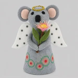Celeste Koala Felt Tree Topper by Vixen & Velvet, a Christmas for sale on Style Sourcebook