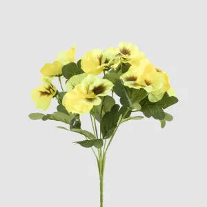 Yellow Pansy Bush 32cm by JMC FLORALS, a Plants for sale on Style Sourcebook