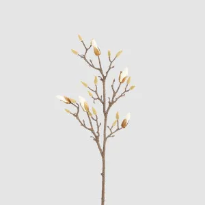 Magnolia Bud Spray 98cm White by Florabelle Living, a Plants for sale on Style Sourcebook