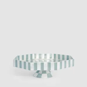 Blue Check Capiz Cake Stand Sml by Vixen & Velvet, a Christmas for sale on Style Sourcebook