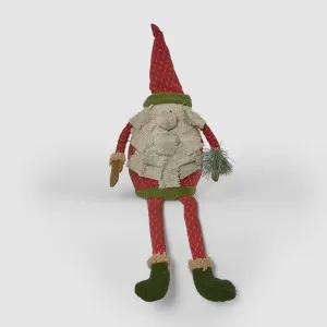 Sitting Santa With Pine Tree by Vixen & Velvet, a Christmas for sale on Style Sourcebook