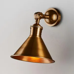 Ventura Wall Light Antique Brass by Emac & Lawton, a Wall Lighting for sale on Style Sourcebook