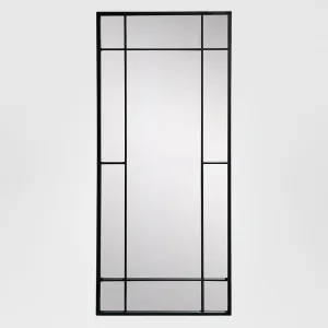 Kings Rectangular Outdoor Mirror Black by Florabelle Living, a Mirrors for sale on Style Sourcebook