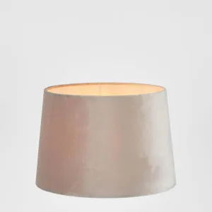 Velvet Drum Lamp Shade Medium Mist Grey by Emac & Lawton, a Lamp Shades for sale on Style Sourcebook
