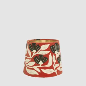 AD Daisy Velvet Tapered Shade Rust by Ruby Star, a Lamp Shades for sale on Style Sourcebook