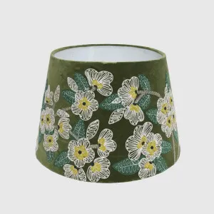 Poppy Velvet Tapered Shade Green by Ruby Star, a Lamp Shades for sale on Style Sourcebook