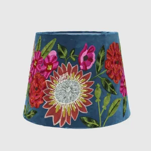 Tropical Garden Drum Shade 30x30m Teal by Ruby Star, a Lamp Shades for sale on Style Sourcebook