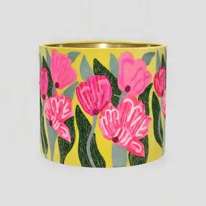 Lotus Flower Drum Shade 30x30cm Yellow by Ruby Star, a Lamp Shades for sale on Style Sourcebook