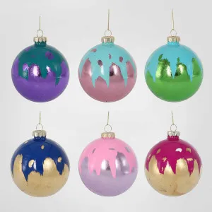 Madine Boxed Set of 6 Baubles by Vixen & Velvet, a Christmas for sale on Style Sourcebook