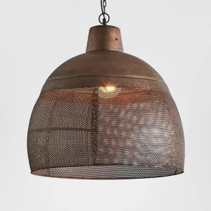 Riva Ceiling Pendant Large Antique Copper by Zaffero, a Pendant Lighting for sale on Style Sourcebook