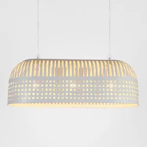 Esch Ceiling Pendant Long White by Zaffero, a Pendant Lighting for sale on Style Sourcebook