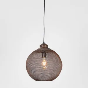 Carlo Ceiling Pendant Medium Rust by Emac & Lawton, a Pendant Lighting for sale on Style Sourcebook