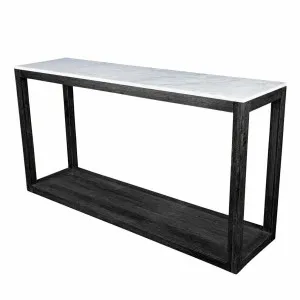 Denver Marble Console Black by Florabelle Living, a Console Table for sale on Style Sourcebook