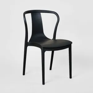 Conrad Dining Chair All Weather Black by Florabelle Living, a Dining Chairs for sale on Style Sourcebook