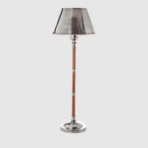 Delaware Table Lamp Antique Silverand Dark wood by Emac & Lawton, a Table & Bedside Lamps for sale on Style Sourcebook