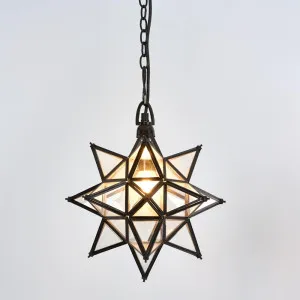 Star Ceiling Pendant Small Black by Emac & Lawton, a Pendant Lighting for sale on Style Sourcebook