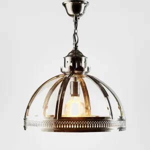 Winston Ceiling Pendant Small Shiny Nickel by Emac & Lawton, a Pendant Lighting for sale on Style Sourcebook