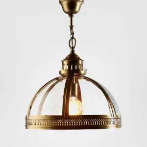 Winston Ceiling Pendant Small Brass by Emac & Lawton, a Pendant Lighting for sale on Style Sourcebook