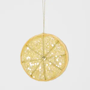 Palermo Beaded Lemon Slice Yellow by Vixen & Velvet, a Christmas for sale on Style Sourcebook