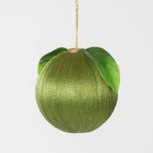 Silk Fruit Bauble Olive Green by Vixen & Velvet, a Christmas for sale on Style Sourcebook