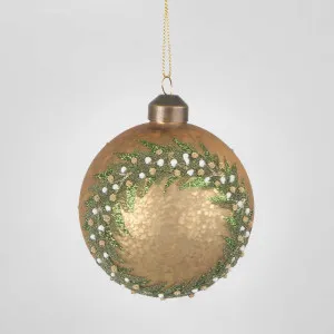 Midas Golden Wreath Bauble by Vixen & Velvet, a Christmas for sale on Style Sourcebook