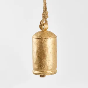 Brass Oblong Bell Decoration Medium by Vixen & Velvet, a Christmas for sale on Style Sourcebook
