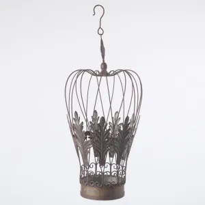 Antiqed Metal Imperial Hanging Crown Large by Vixen & Velvet, a Christmas for sale on Style Sourcebook