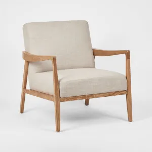 Preston Armchair Ash Natural Fabric by OneWorld Collection, a Chairs for sale on Style Sourcebook