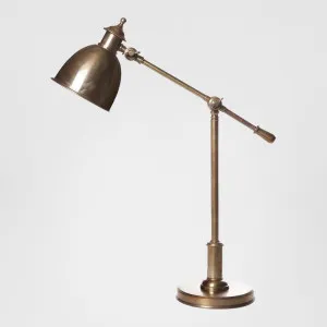 Vermont Desk Lamp Antique Brass by Emac & Lawton, a Desk Lamps for sale on Style Sourcebook